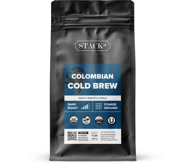 Cold Brew Colombian Reserve Organic Coffee, Coarse Ground