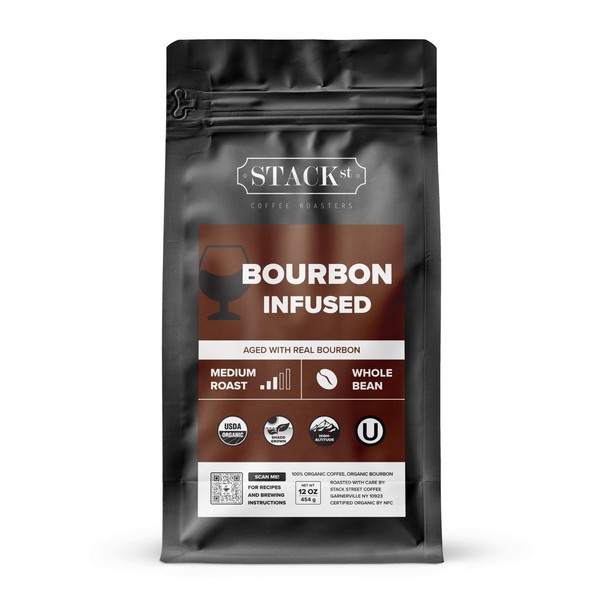 Bourbon Barrel Aged Medium Roast Shade Grown Coffee