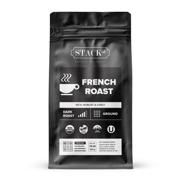Organic French Roast Coffee Dark Roast USDA Shade Grown